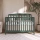 preview thumbnail 2 of 3, Dream On Me Odelle 5 in 1 Convertible Crib - Forest Green