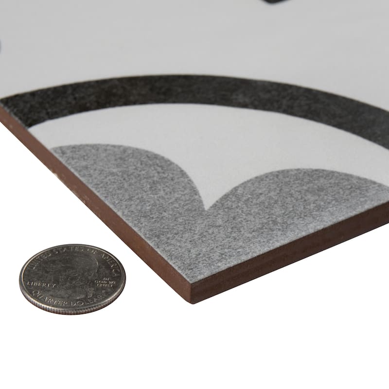 Merola Tile Amberes Classic II 13" x 13" Ceramic Floor and Wall Tile
