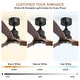 preview thumbnail 12 of 199, 42“/52"/60"/48" Noiseless Walnut Wood Ceiling Fan with Remote Control, Integrated Light Optional