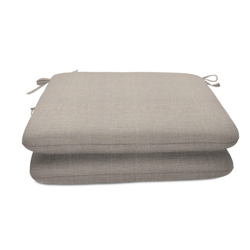 Sunbrella 20 x 18 solid fabric seat pad(2 pack)