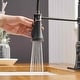 preview thumbnail 33 of 36, Single Handle Kitchen Sink Faucet With Pull Down Sprayer Commercial Kitchen Faucet One Hole Spring High Arc Gooseneck Bar Faucet