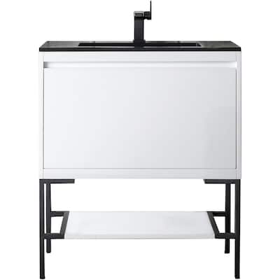 James Martin Vanities 805-V31.5-MB-CH Mantova 32" Single Basin Poplar