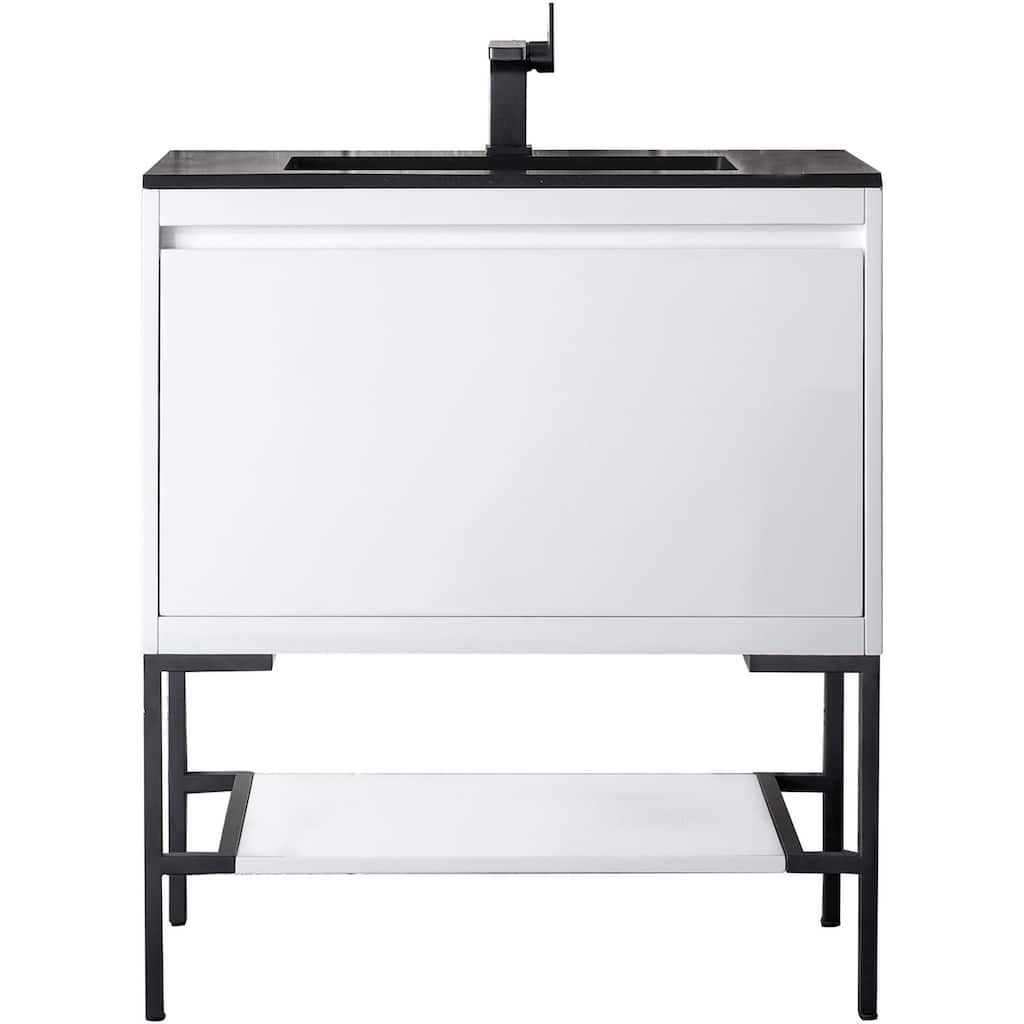James Martin Vanities 805-V31.5-MB-CH Mantova 32" Single Basin Poplar