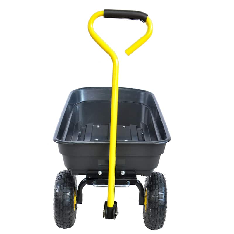 Folding car Poly Garden dump truck with steel frame