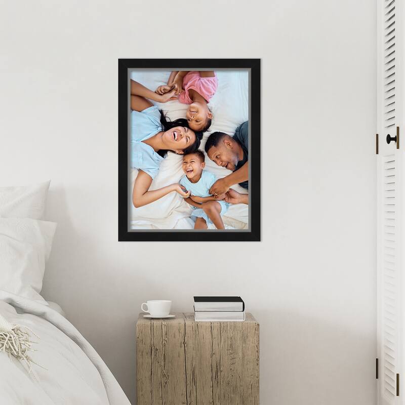 Eva Black Silver Narrow Framed Picture Frame, Photo Frame