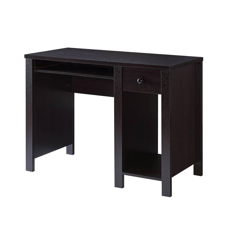 Desk with hutch home office desk 39"W Compact desk Writing Desk Laptop Desk Red Cocoa Espresso One Keyboard Drawer