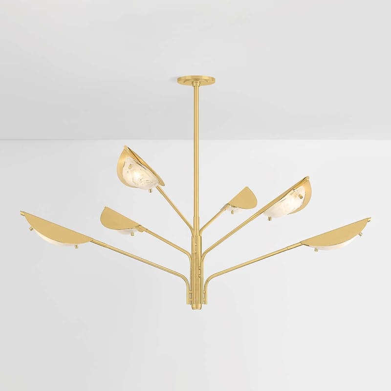 Hudson Valley Lighting 7506 Levin 6 Light 54" Wide Chandelier with