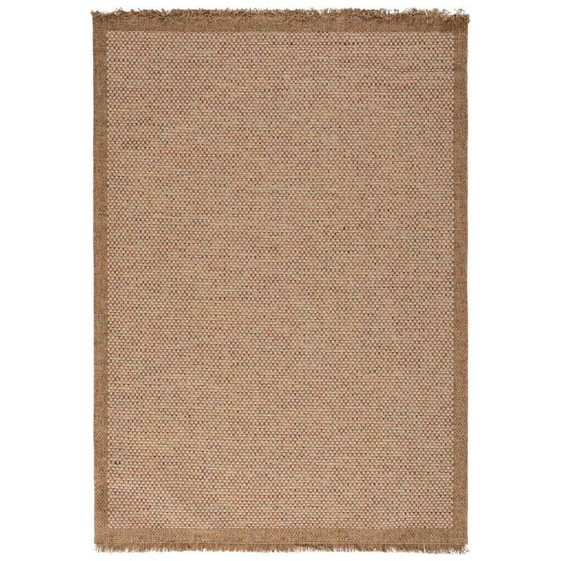 SAFAVIEH Wicker Ichiko Casual Rug - 4' x 6' - Natural/Brown