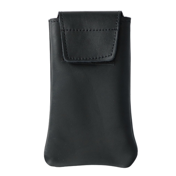 Boston Leather Solid Leather Eyeglass Case - one size