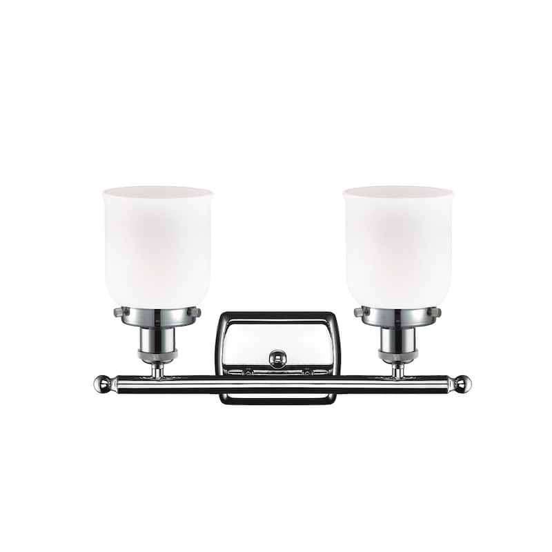 Innovations Lighting Small Bell 2 Light 16" Wide Vanity Light