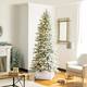 Glitzhome 26"L/ 22"L Handcrafted Wooden Christmas Tree Collar