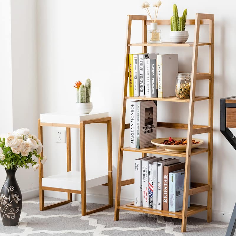 4 Shelf Multifunctional Plant Flower Display Stand Storage Rack