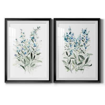 Delicate Blue Botanical I Premium Framed Print - Ready to Hang