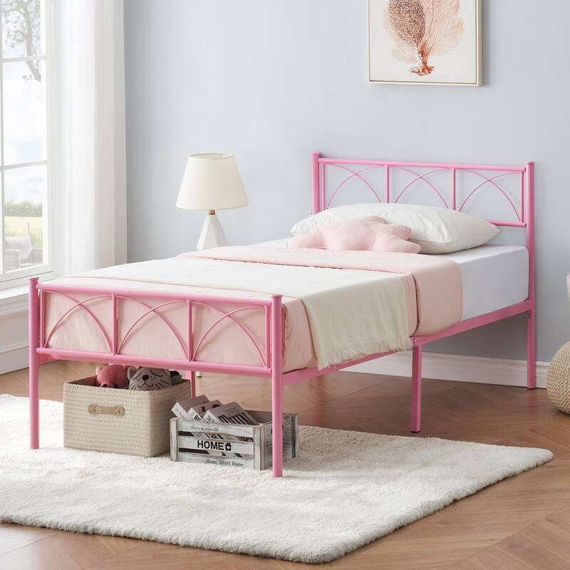 14 Inch Bed Frame with Headboard and Footboard