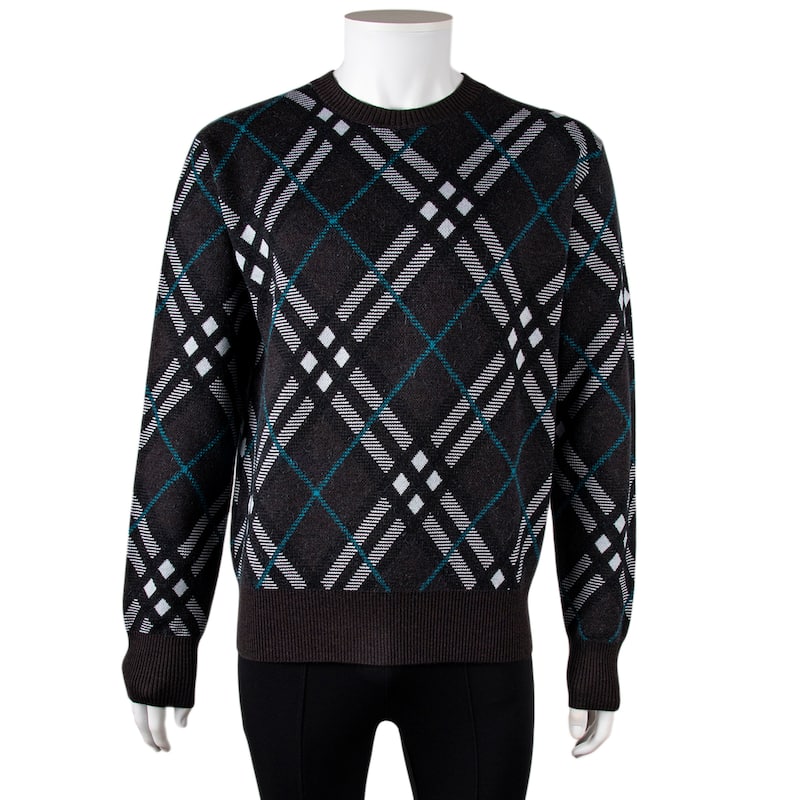 Burberry Men's Check Sweater - S