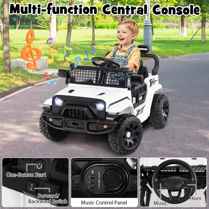 Gymax Kids Ride on Car Truck 12V Battery Powered Electric Vehicle w/