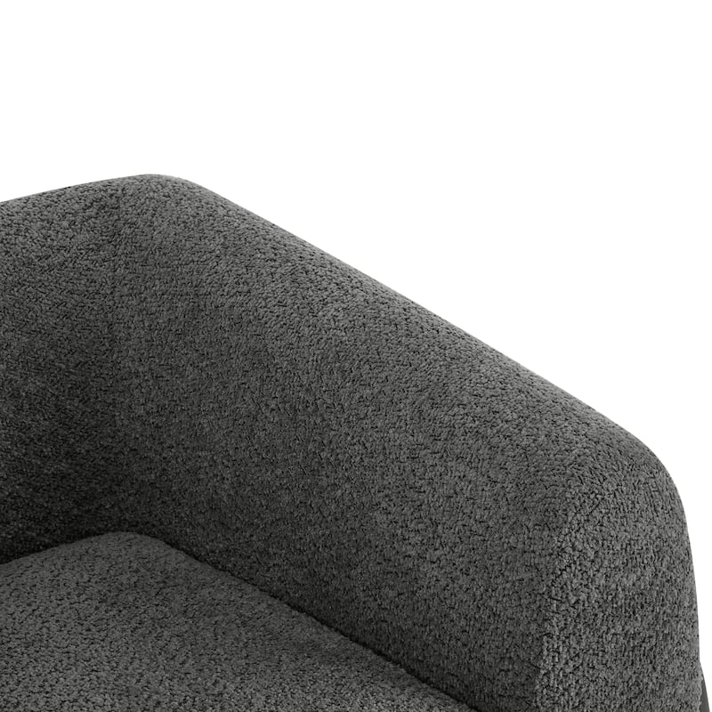 Tina Modern Upholstered Boucle Arm Club Chair by Christopher Knight Home