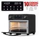 preview thumbnail 3 of 12, Deco Chef 24QT Stainless Steel Countertop Toaster Air Fryer Oven