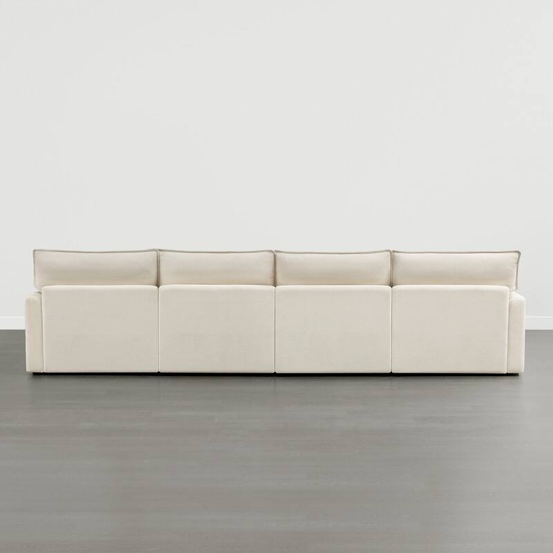 Spruce & Spring Modular Couch Oversized Sectional Sofa for Living Room