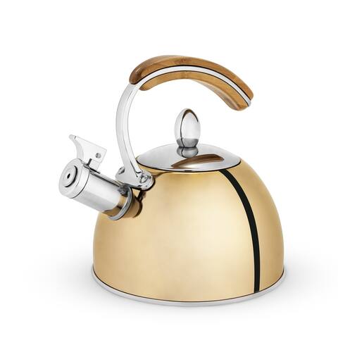 Presley Gold Tea Kettle by Pinky Up®