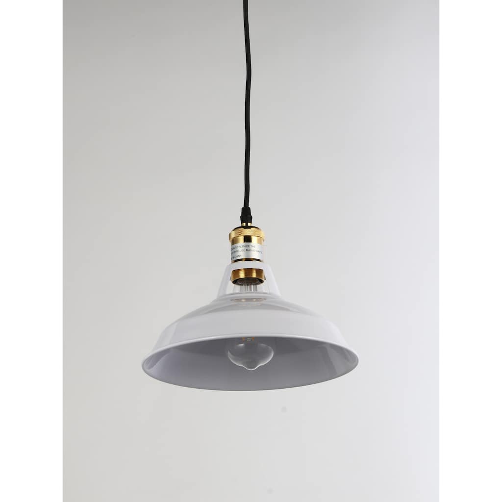 Modern Pendant Light - 1-Light Hanging Fixture - Retro Design - Adjustable Height - Kitchen Island Light - 8.5