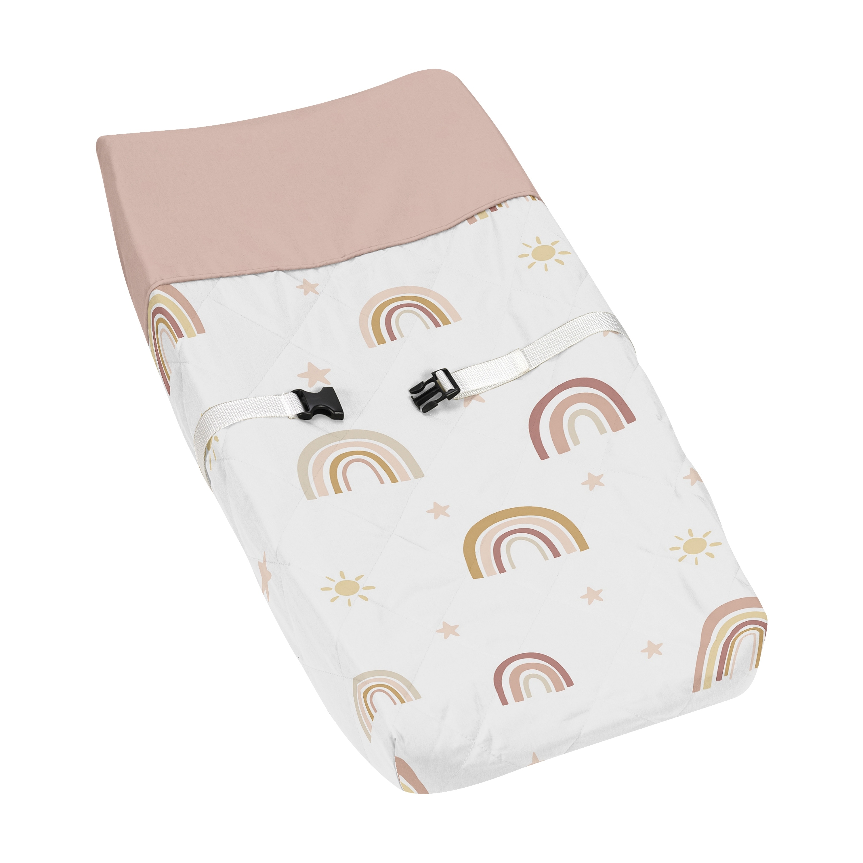 Dusty rose changing pad cover discount