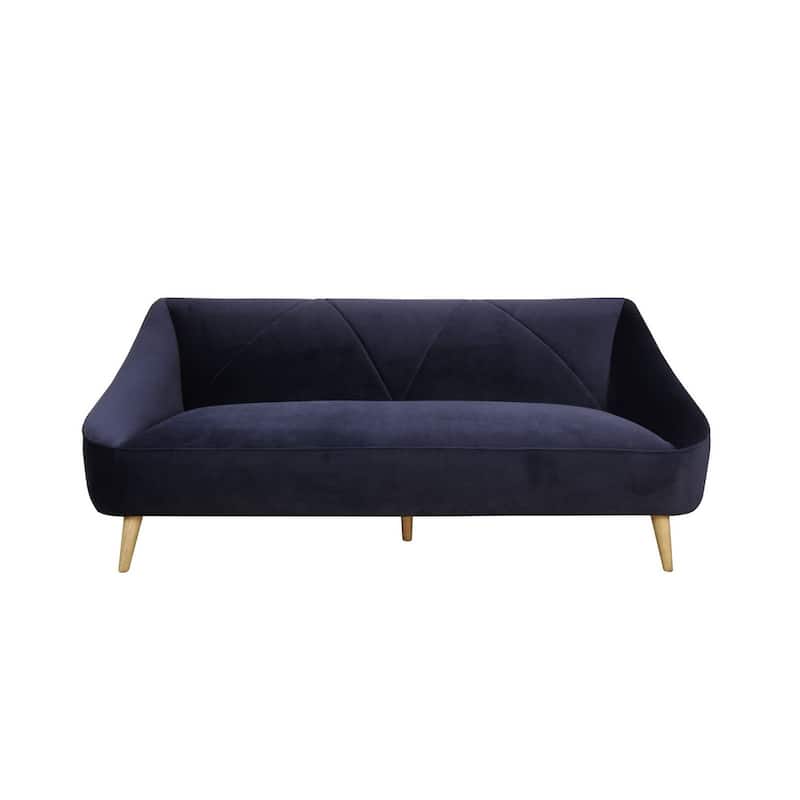 Baylee Solid Wood Upholstered Sofa,Yellow