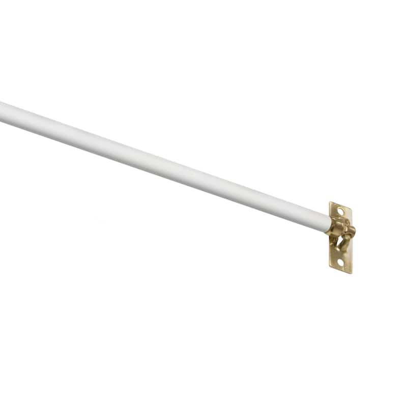 Fantasia 5/16-inch Swivel End Sash Rod White 21-38" - 21 to 38 inches