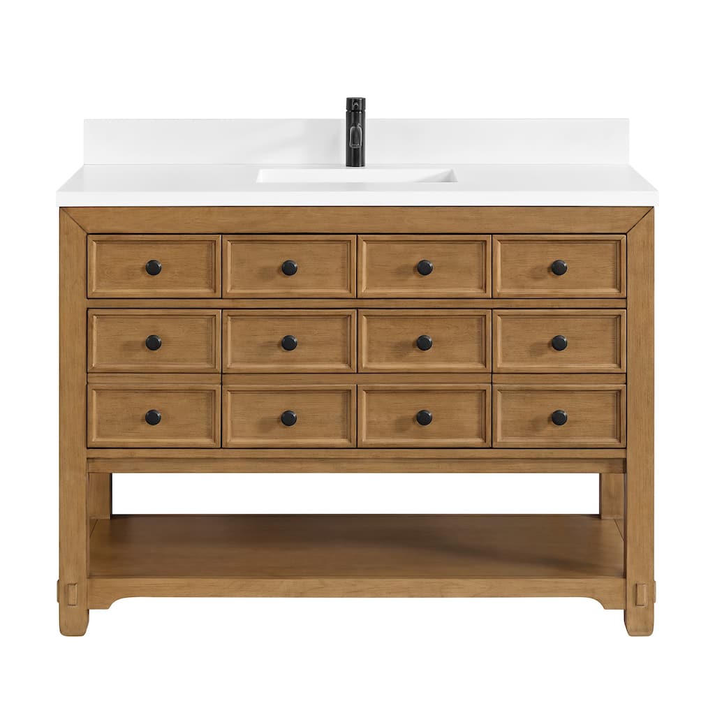 James Martin Vanities 505-V48-1WZ Malibu 48" Free Standing Single