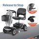 preview thumbnail 5 of 12, MCombo Power Mobility Scooter for Adults, 4 Wheel Mobility Scooter with Rotating Swivel Seat,15 Miles, 4.97MPH