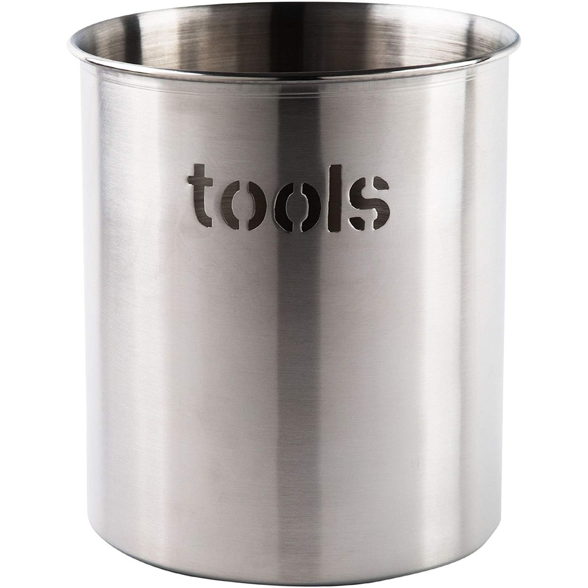 Stainless Steel Kitchen Utensil Holder - Crock Organizer Caddy - Great for  Large Cooking Tools - Bed Bath & Beyond - 30138329