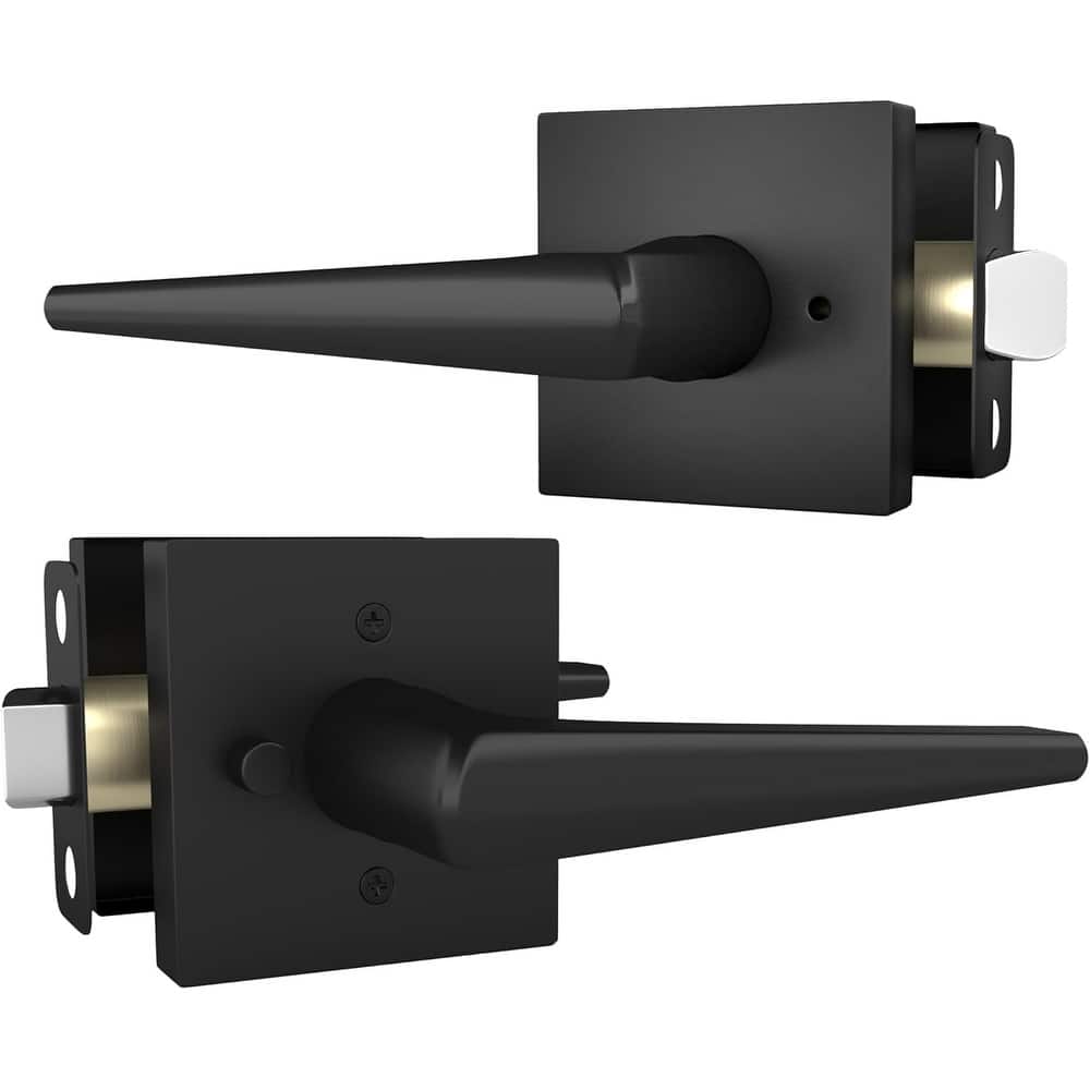 Mega Handles SCHEIN Privacy Door Lever – Keyless Door Lock Set for Hallway, Closet & Bathroom – Fits All Doors – Stainless Steel