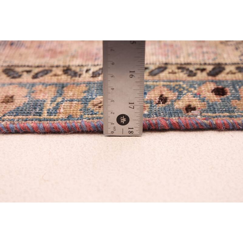 ECARPETGALLERY Hand-knotted Antalya Vintage Dark Violet Wool Rug - 6'2 x 9'3