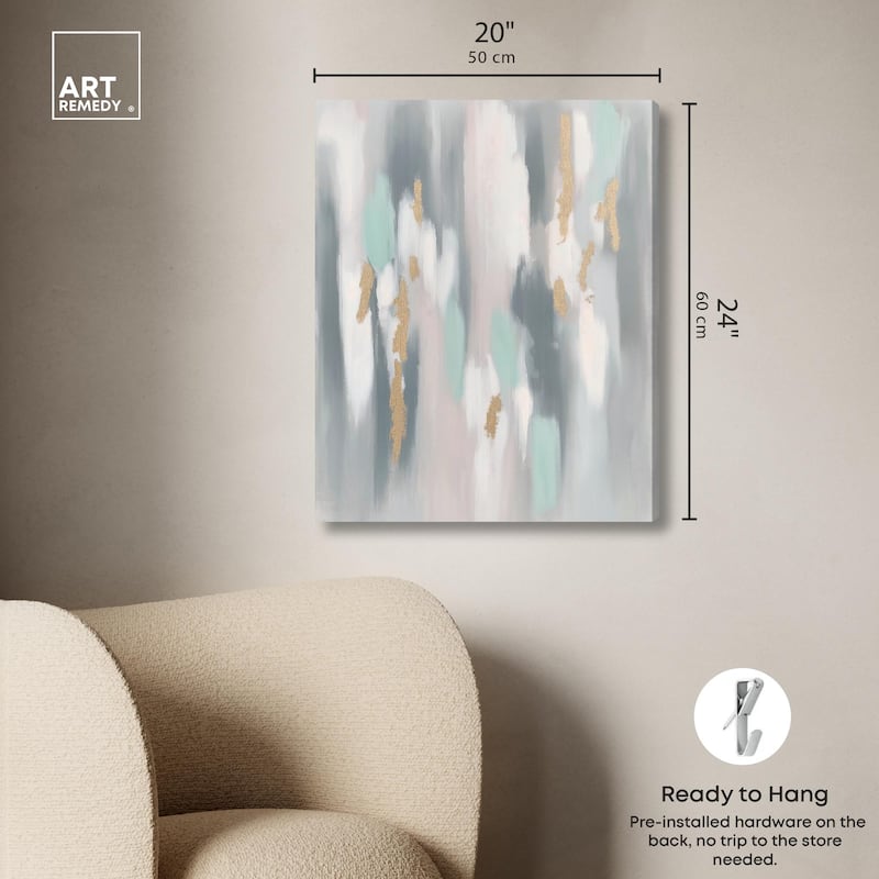 Luminous Veins Canvas by Art Remedy, Gallery Wrapped