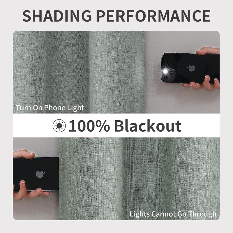 Blackout Curtains 120 Inches Long 2 Panels Burg, Room Darkening Curtains