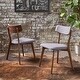 preview thumbnail 3 of 76, Chazz Mid Century Upholstered Dining Chairs (Set of 2) by Christopher Knight Home