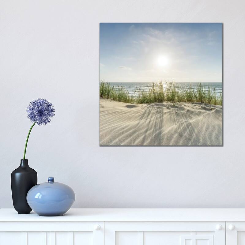 iCanvas "Dune Beach On A Sunny Day" by Jan Becke Canvas Print - 18x18x1.5