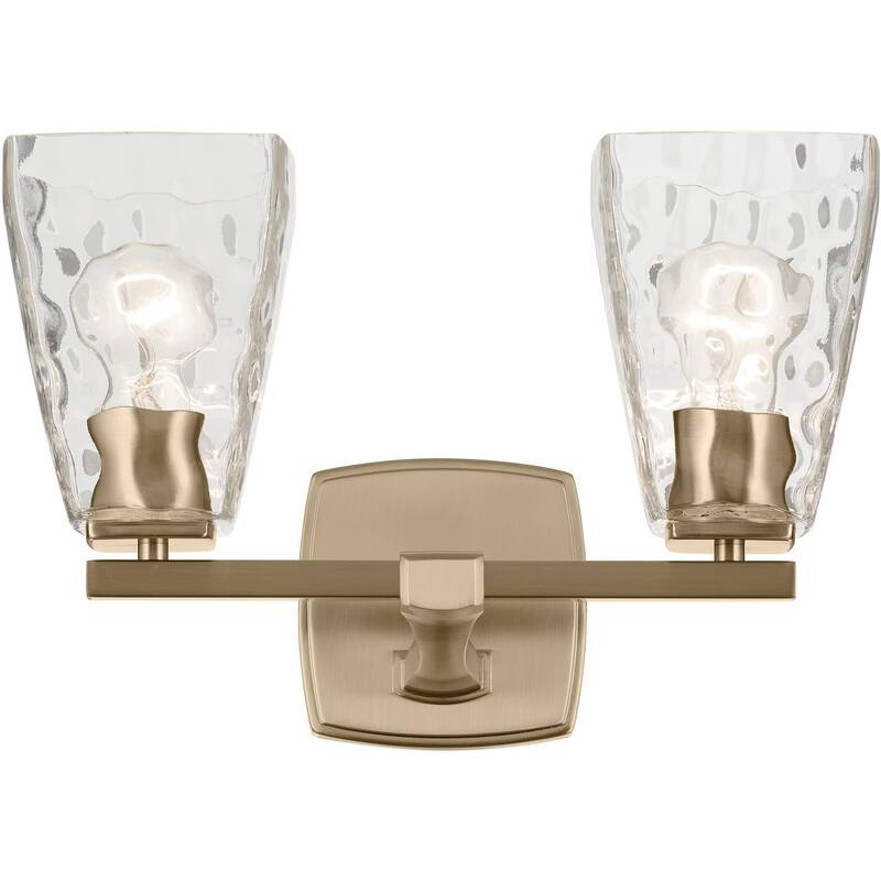 Kichler 55215WTR Marant 2 Light 14" Wide Vanity Light with Clear Water