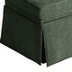 preview thumbnail 150 of 152, Rectangle Chenille Upholstered Storage Ottoman