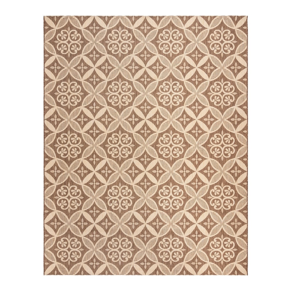 Gertmenian Paseo Niala Medallion Moroccan Tile Polypropylene Flatweave Indoor/ Outdoor Area Rugs