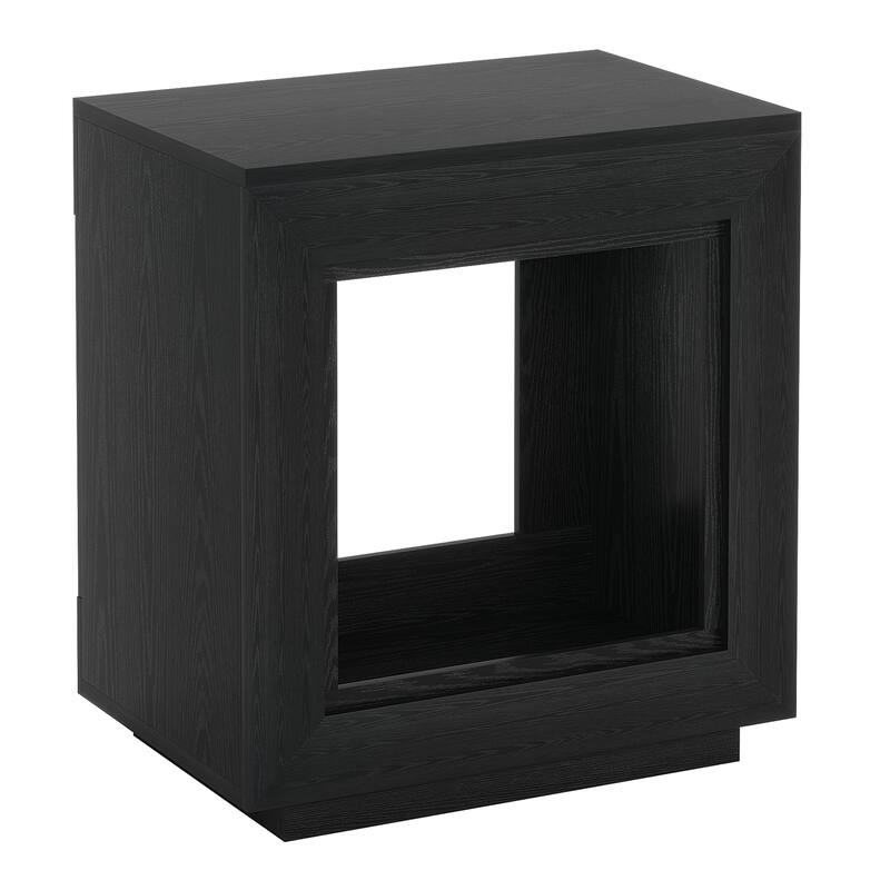 23.62-inch Rectangular Farmhouse Wood Side End Table for Living Room
