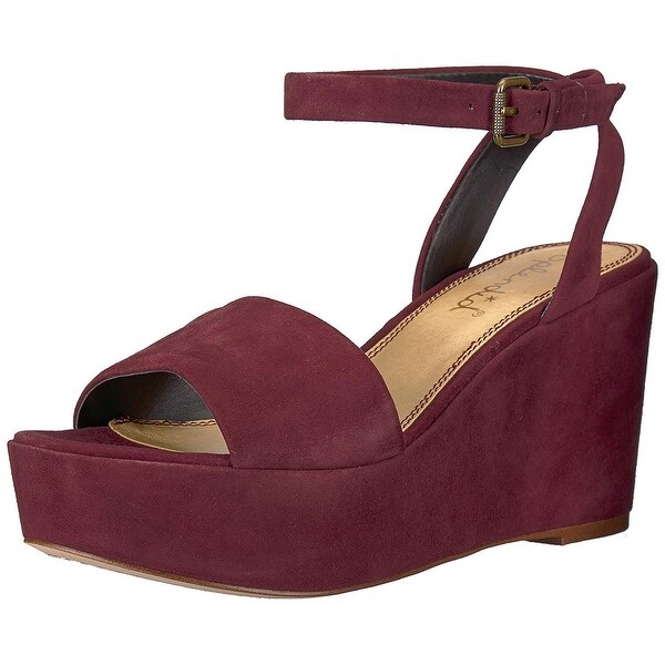Plum wedge shoes Clearance