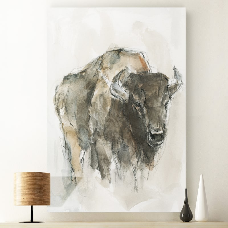 American Buffalo I -Premium Gallery Wrapped Canvas