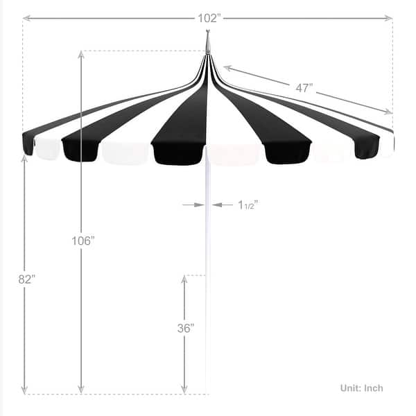 11 foot patio umbrella replacement SHIPS BY 6/16/26 11ft Market Patio Umbrella 8 Rib Replacement Canopy Sage  Green
