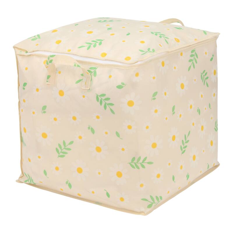 1 Pcs Clothes Storage, Moving Bags, for Organizing Clothing, Closet Organizers and Storage with Handles Beige - Beige - 17*17*17in