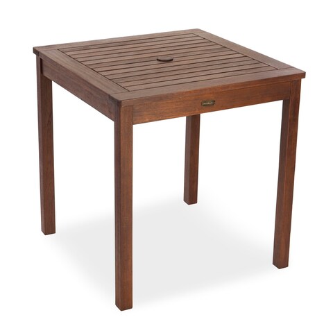 Eucalyptus Wood Outdoor Square Bistro Table