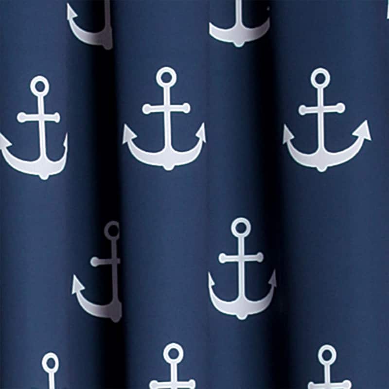 Lush Decor Anchor Room-darkening Window Panel Curtain Pair