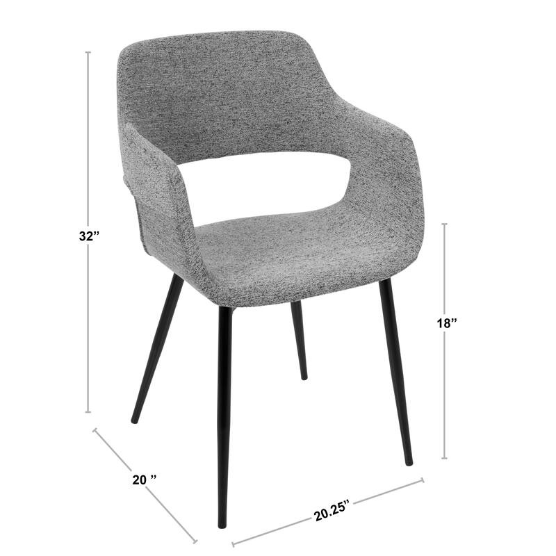 Carson Carrington Vallen Mid-Century Modern Chair (Set of 2)