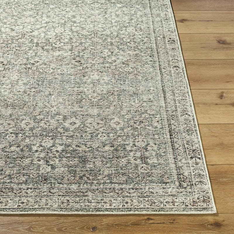 Galey Alix x Livabliss Collins Avenue III Vintage Damask Area Rug