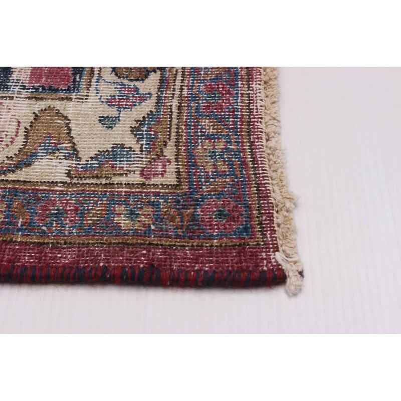 ECARPETGALLERY Hand-knotted Antalya Vintage Burgundy Wool Rug - 9'6 x 11'10
